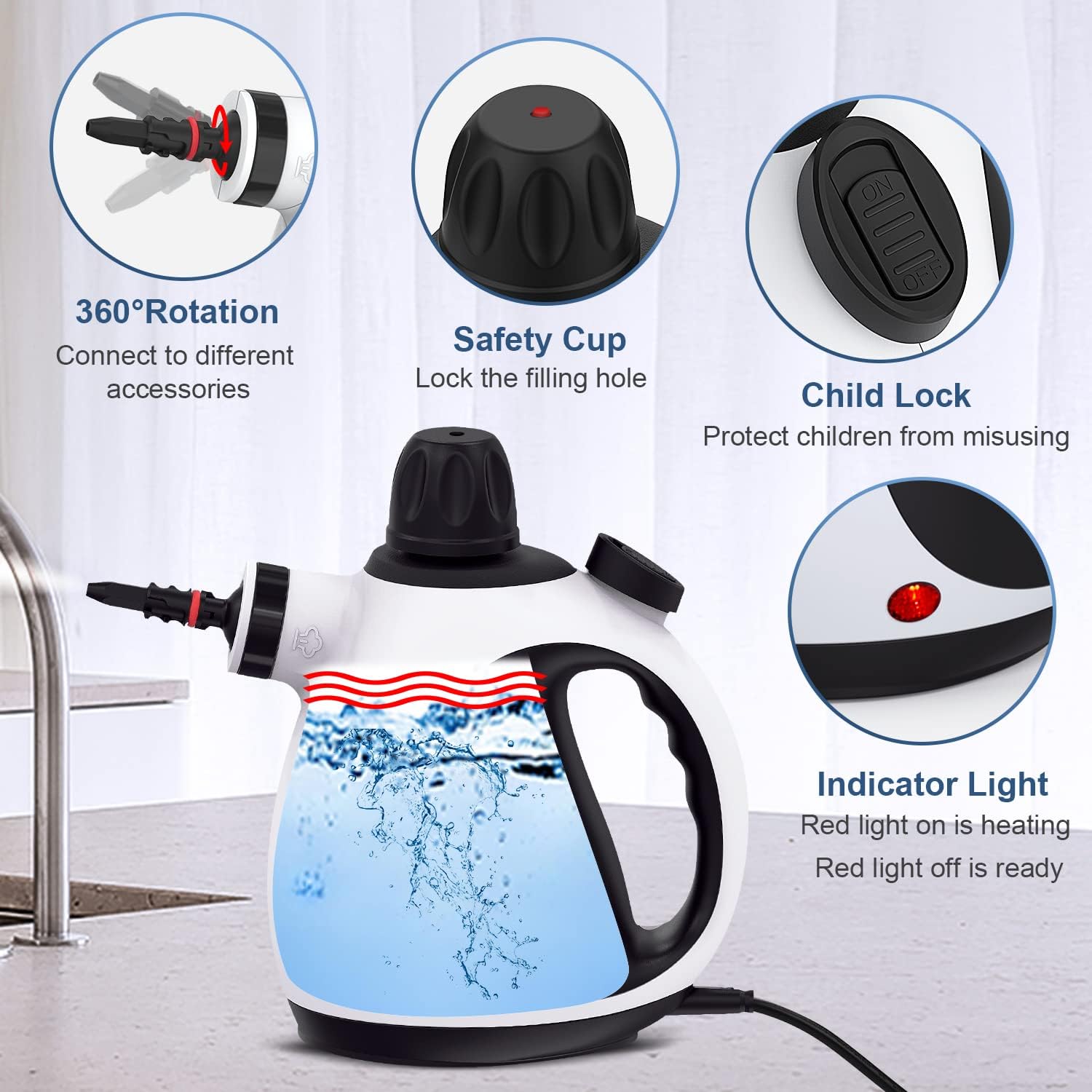 KOITAT™ Handheld Steam Cleaner