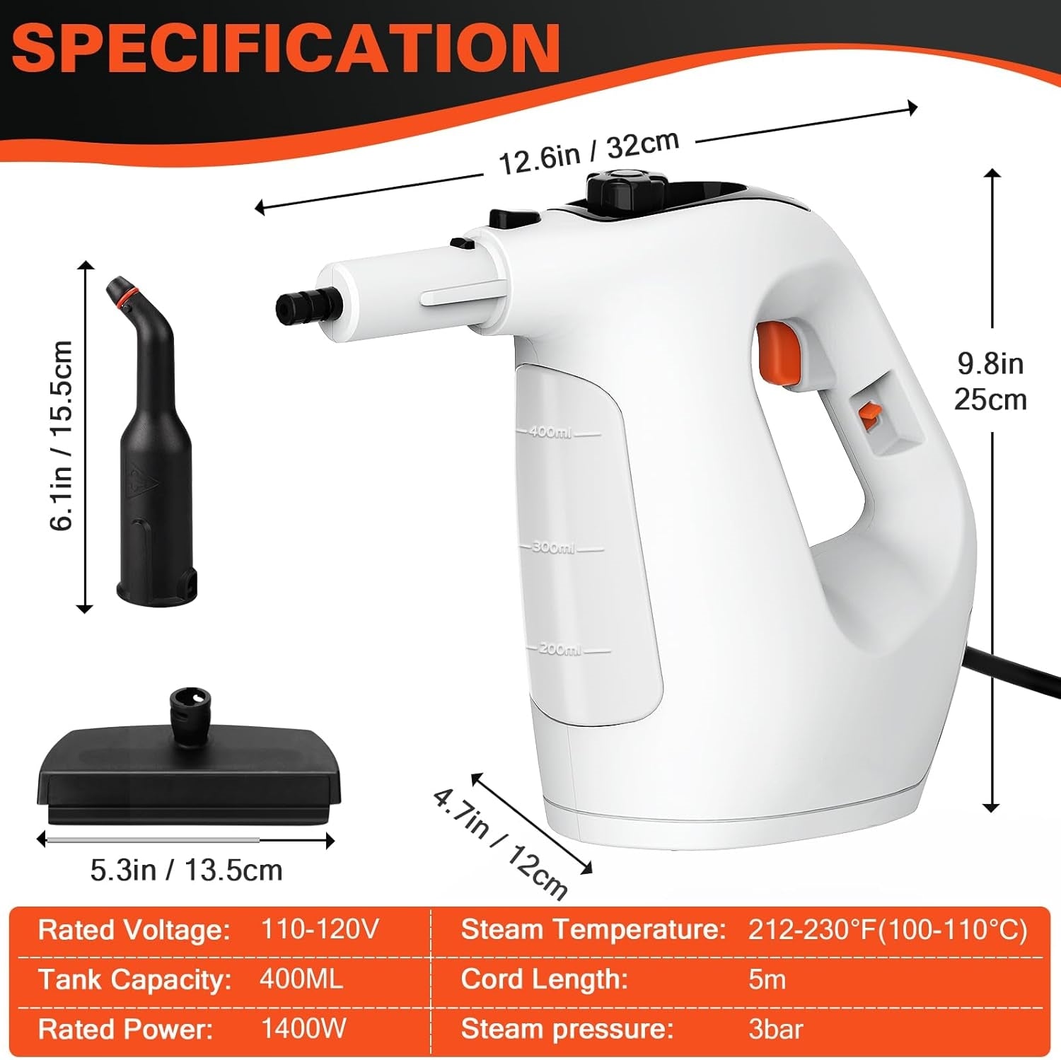 Mlmlant™ Multi-Purpose Handheld Steam Cleaner